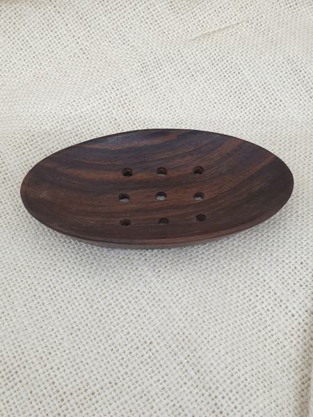 Holz Seifenschale - oval